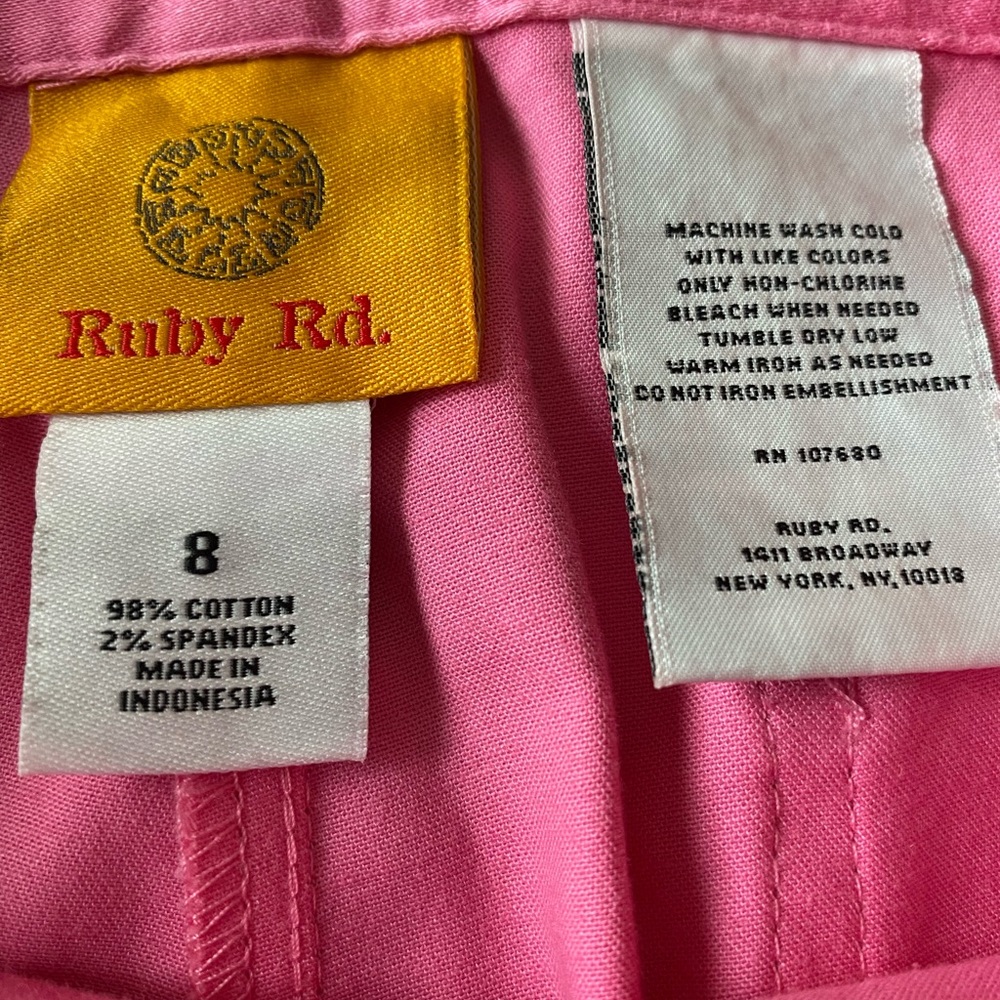 Ruby Rd crop pants size 10 - Picture 3 of 3